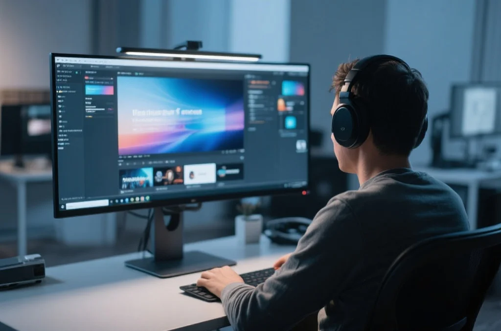 用户在桌面电脑上享受恒行3的沉浸式娱乐体验